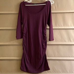 Purple long sleeve dress